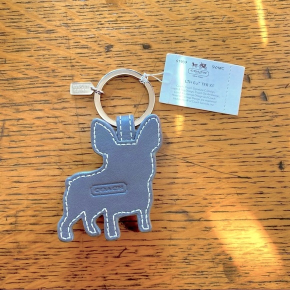 Rare Coach Boston Terrier Keychain - Picture 2 of 2